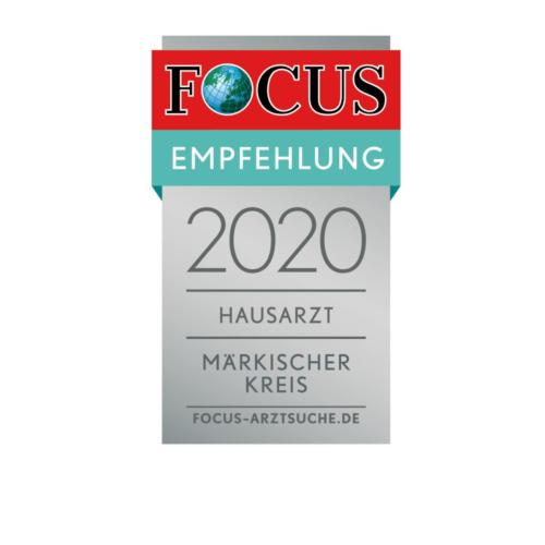 FCGA Regiosiegel 2020 Hausarzt Märkischer Kreis